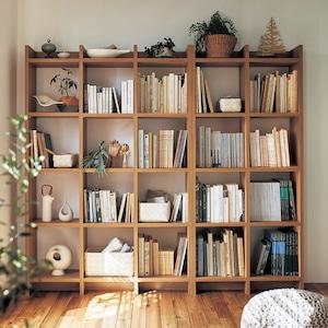 すっきりデザインの頑丈リビングラック ・本棚の商品写真