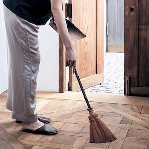 棕櫚のほうき&ちりとりセット[日本製]の商品写真