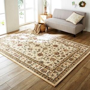 ベルギー製額縁デザインのウィルトン織りラグの商品写真