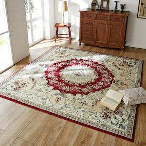 ベルギー製エレガントなモケット織りラグの商品写真