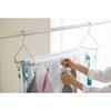 バスタオルも小物もまとめて干せるステンレス洗濯ピンチハンガー <18ピンチ>の商品写真