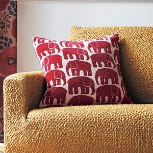 ゴブラン織り風北欧調デザインのクッションの商品写真