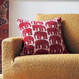 ゴブラン織り風北欧調デザインのクッションの商品写真