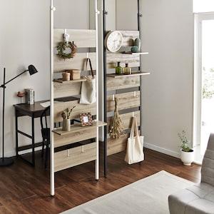 間仕切りとしても使用しやすい突っ張りラックの商品写真