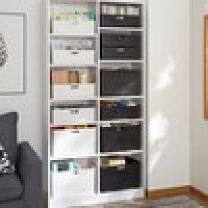 [日本製]カラーボックスにもぴったりなスタッキングケースセット(小4個/大2個/大3個)の商品写真