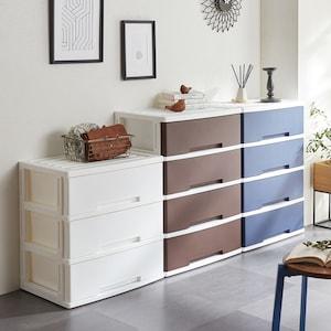 [日本製]収納力が豊富で移動もしやすい衣類収納チェストの商品写真