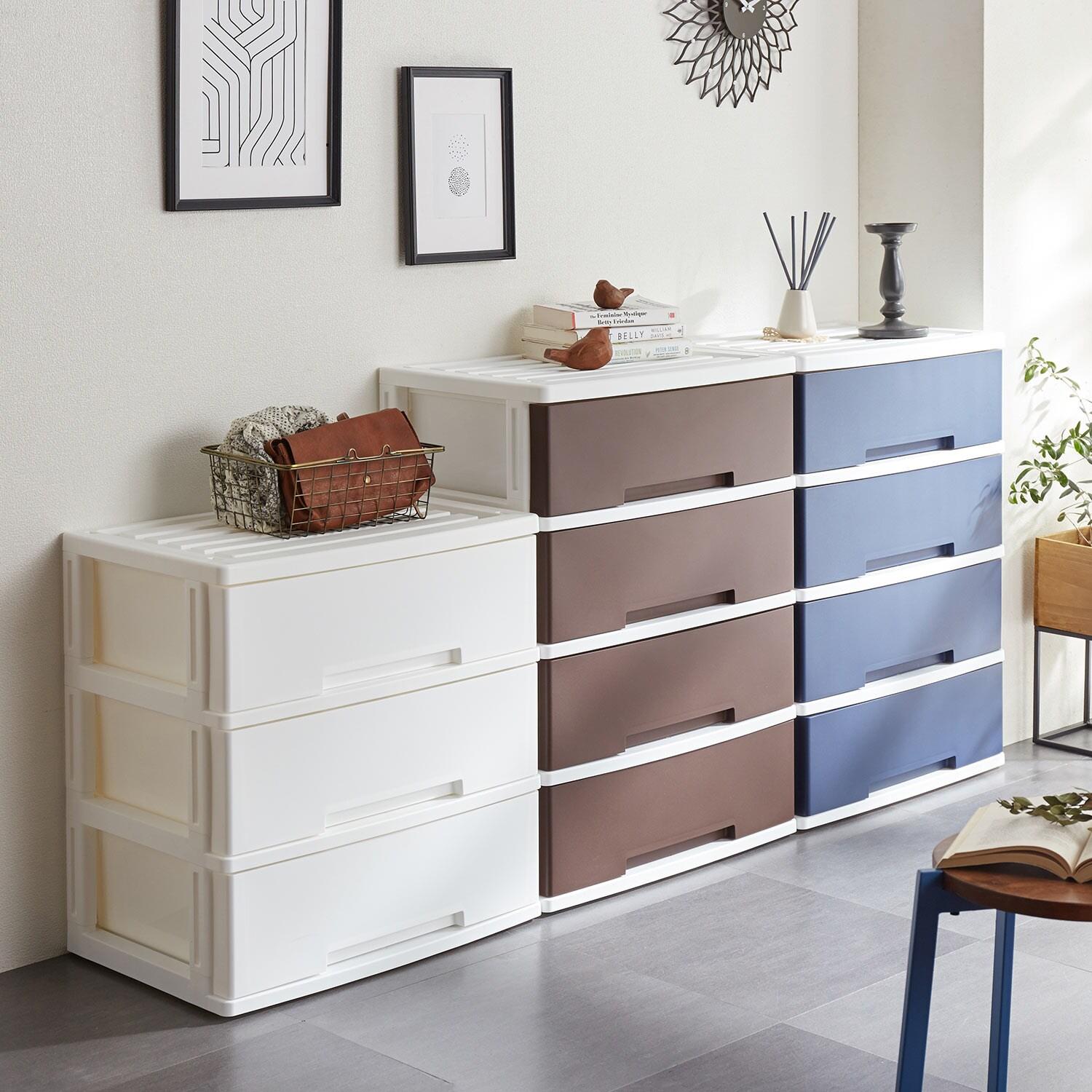 [日本製]収納力が豊富で移動もしやすい衣類収納チェストの商品写真