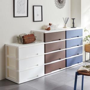 [日本製]収納力が豊富で移動もしやすい衣類収納チェストの商品写真