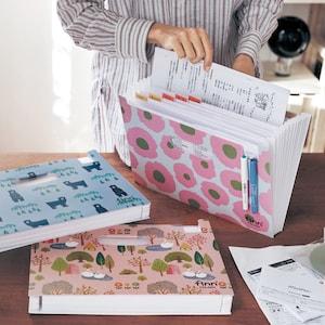 書類を一気に収納できて自立する書類フォルダ <A4ワイドサイズ>の商品写真