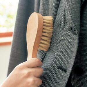 白馬毛の洋服ブラシ[日本製]の商品写真