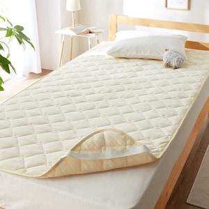 しじらとパイルの綿素材を使ったリバーシブル敷きパッドの商品写真