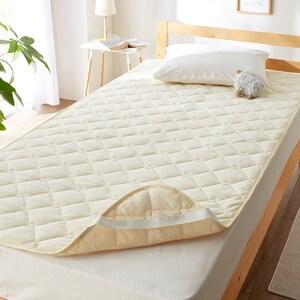 しじらとパイルの綿素材を使ったリバーシブル敷きパッドの商品写真