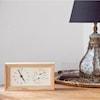 置き掛け可能!木製の置き時計&温時計&湿度計「FRAME」 <20×11cm>の商品写真