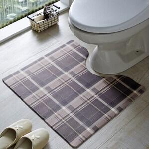 拭ける抗菌防臭機能付きプリント柄トイレマット(単品)の商品写真