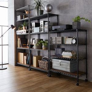 6タイプから選べる棚板付きスチールラック <幅55/幅75cm>の商品写真