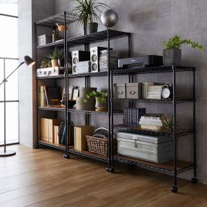 6タイプから選べる棚板付きスチールラック <幅55/幅75cm>の商品写真