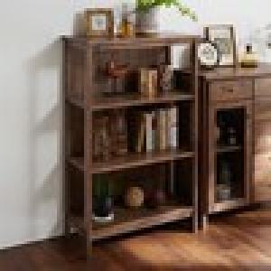 カバ材を使用した懐かしい風合いのオープンラックの商品写真