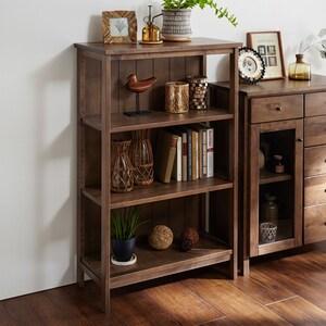 カバ材を使用した懐かしい風合いのオープンラックの商品写真