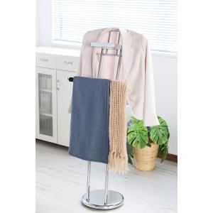 小物収納付きスーツラックの商品写真