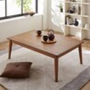 オーク材の継脚リビングこたつテーブルの商品写真