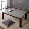 高さが変えられるインダストリアル風天板の継脚こたつテーブルの商品写真