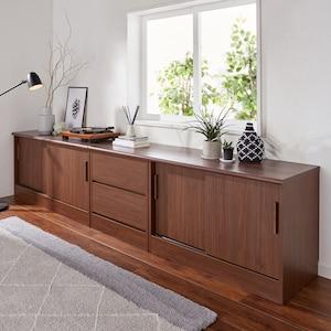 【幅・高さ1cmピッチサイズオーダー】 組合わせてたっぷり収納できるチェスト(日本製) <奥行45cm>の商品写真