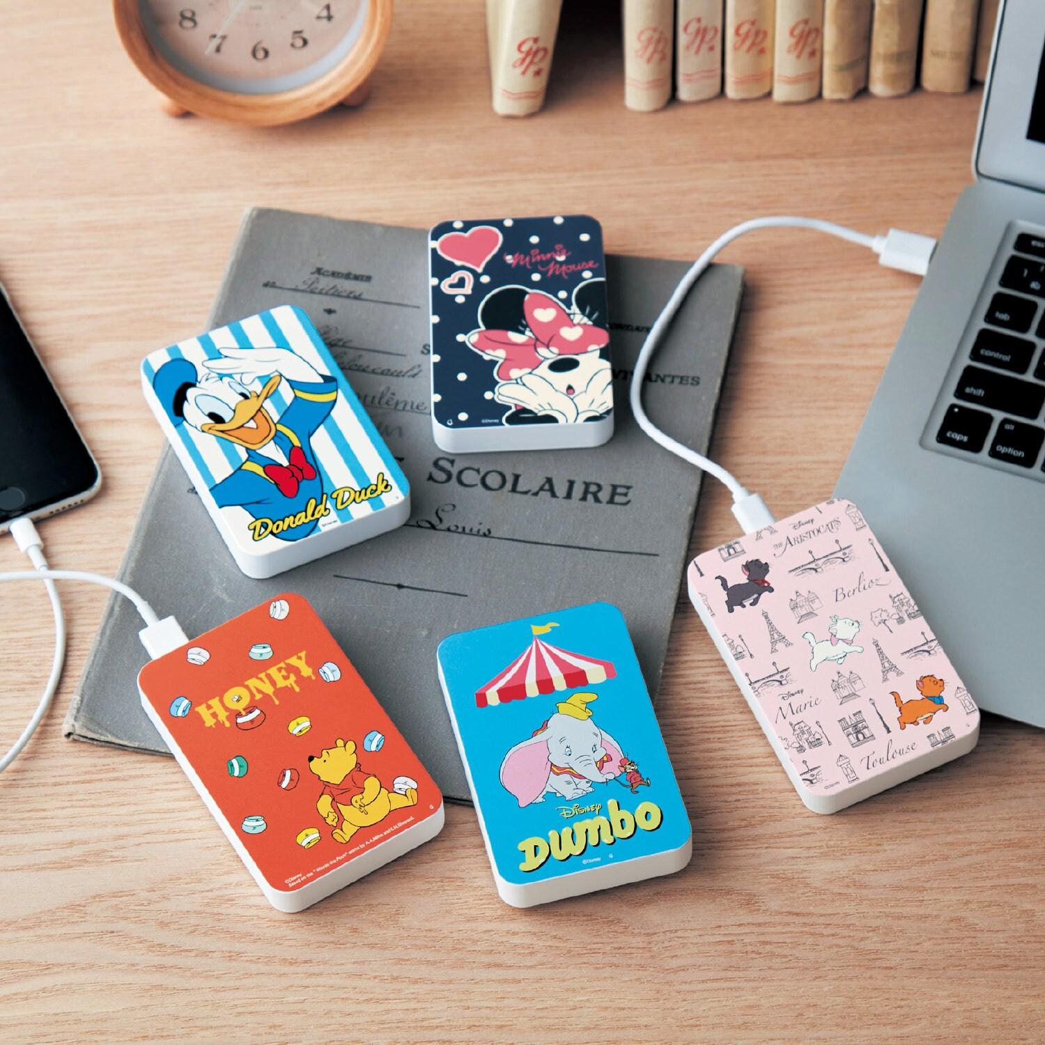 スタンダードな容量で使いやすいスマートフォン充電器(選べるキャラクター)の商品写真