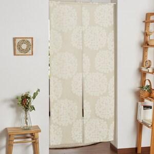 麻混素材のれん「フロート」[日本製]の商品写真