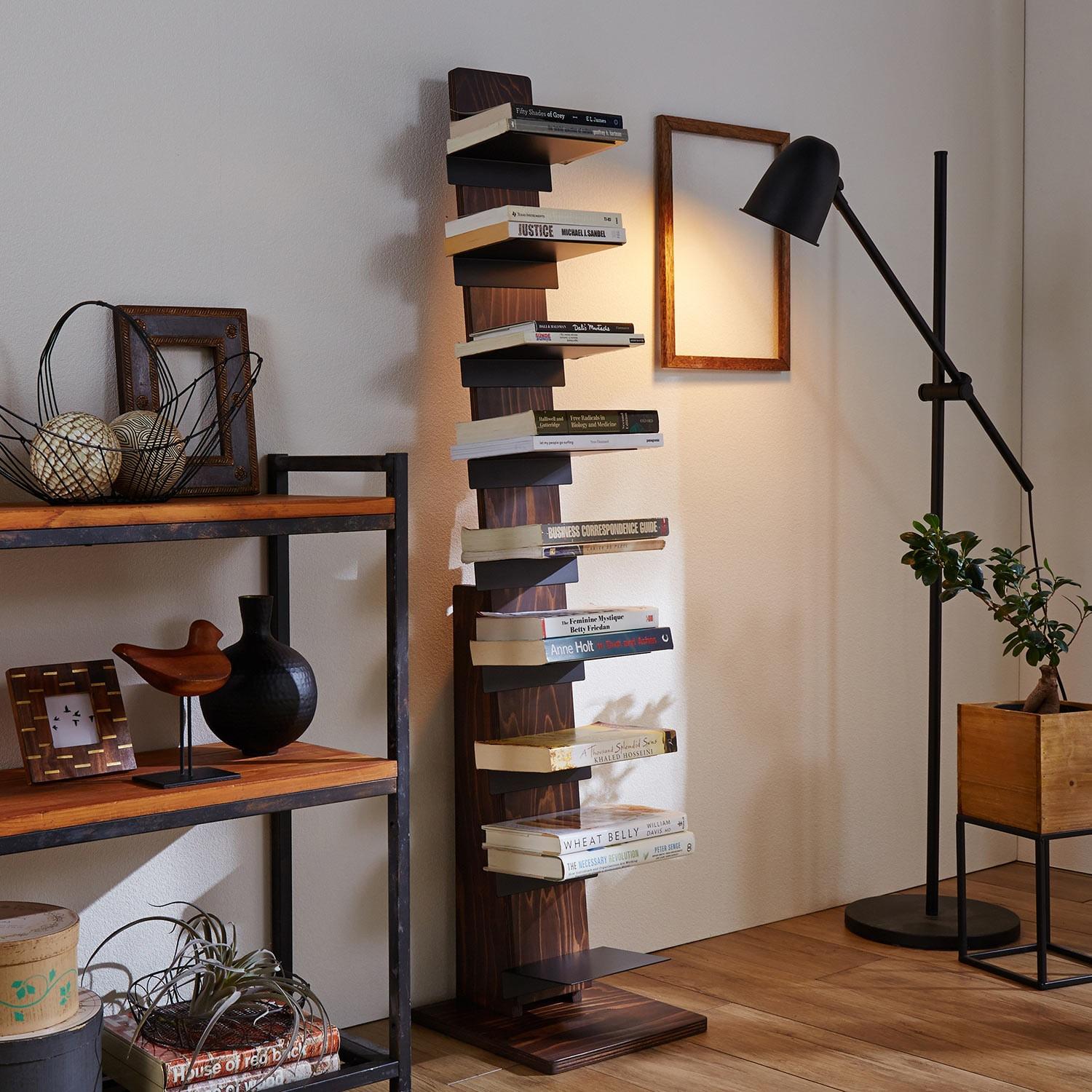 ひのき材のブックシェルフ・本棚の商品写真