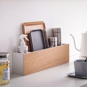 木目が美しいマルチ収納ラックの商品写真