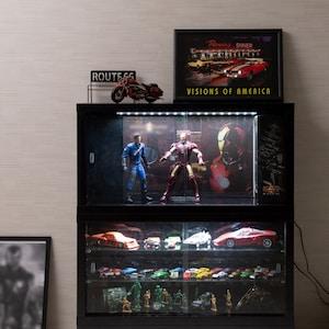 スタッキングして使えるコレクションケースの商品写真