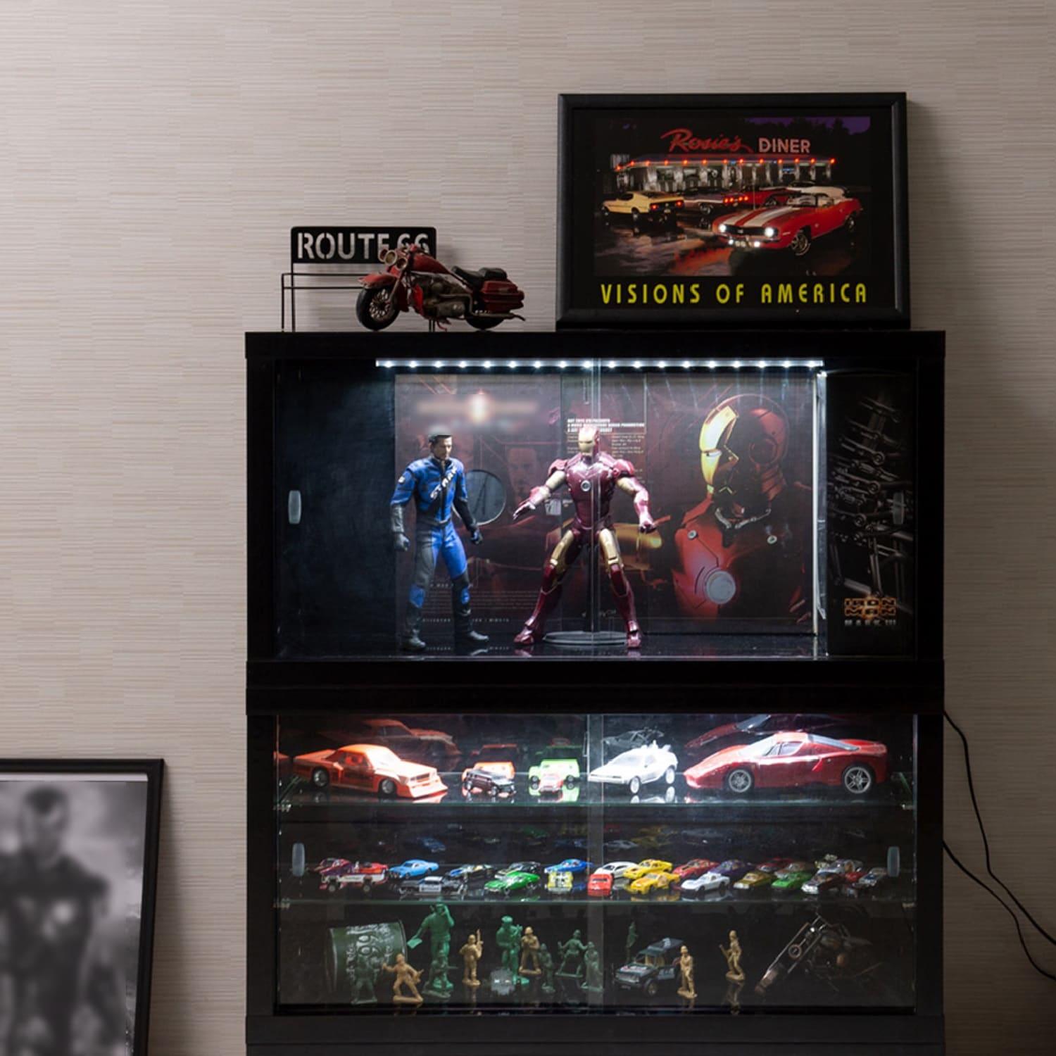 スタッキングして使えるコレクションケースの商品写真