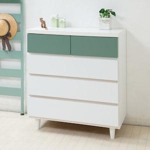 パステルカラーの衣類収納チェストの商品写真