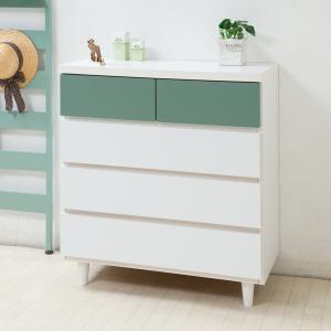パステルカラーの衣類収納チェストの商品写真