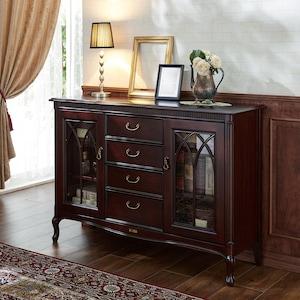 ブリティッシュクラシック調の猫脚サイドボードの商品写真