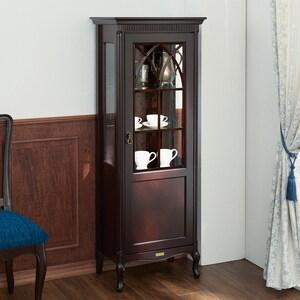 ブリティッシュクラシック調の猫脚コレクションケースの商品写真