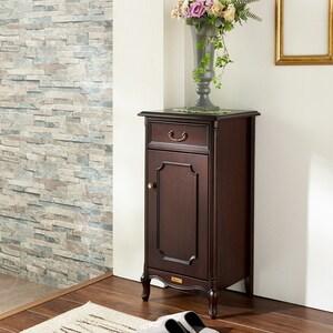 ブリティッシュクラシック調の猫脚ミニキャビネットの商品写真
