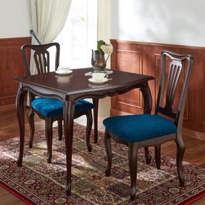ブリティッシュクラシック調の猫脚2人用ダイニングテーブルの商品写真