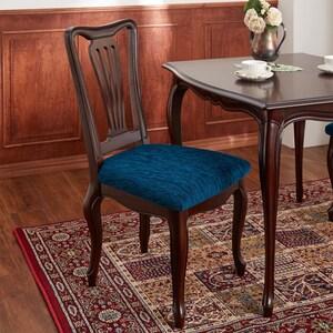 ブリティッシュクラシック調の猫脚ダイニングチェアの商品写真
