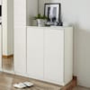 【受注生産】 木目調シューズボックス[日本製]の商品写真