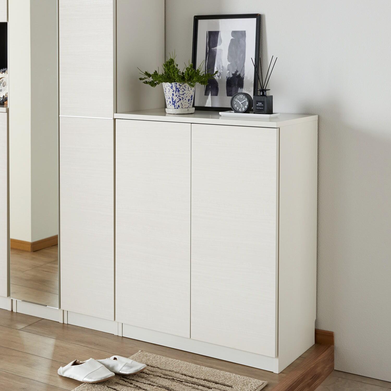 【受注生産】 木目調シューズボックス[日本製]の商品写真