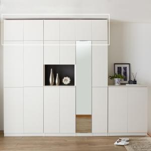 【高さ1cmピッチサイズオーダー】 木目調シューズボックス用上置き[日本製]の商品写真