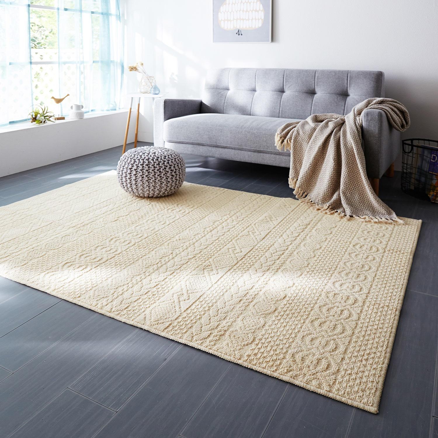 綿素材を使った上質なコットンラグ[日本製]の商品写真