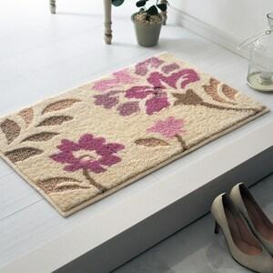 【タイムセール】 大きな植物柄の洗える玄関マット[日本製]の商品写真