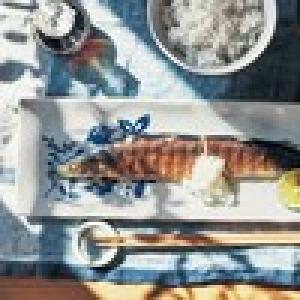 【タイムセール】 全長約35cmのさんま皿同柄2枚セット 美濃焼[日本製]の商品写真