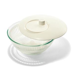 耐熱ガラス製のサラダスピナーセット 【水切りも電子レンジ加熱も】の商品写真