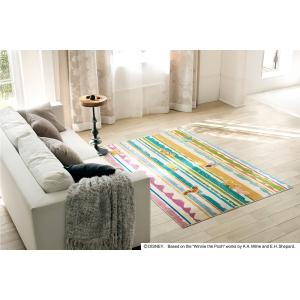 やわらかナイロン素材のラグ・ルックイン「くまのプーさん」の商品写真