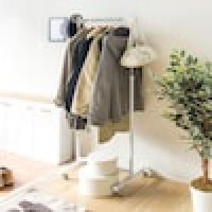 高さ伸縮式ハンガーラック <幅60cm/幅90cm/幅120cm>の商品写真