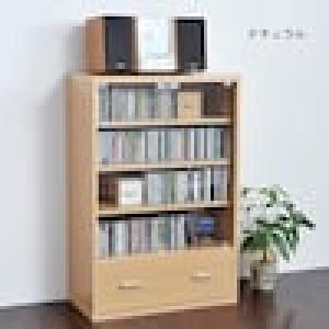 引出し付きガラスキャビネットの商品写真