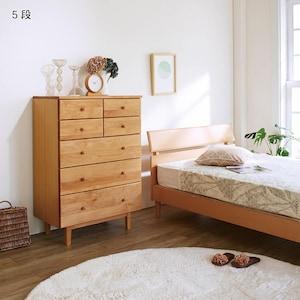 アルダー材の衣類チェストの商品写真